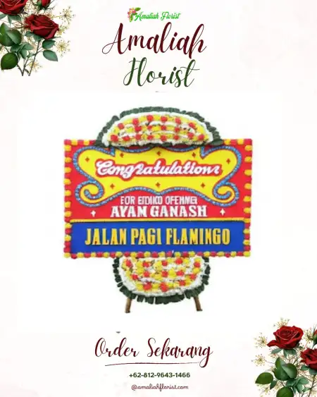 Sewa Papan Bunga Wakah